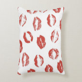 キスの赤の唇 アクセントクッション (正面(垂直))