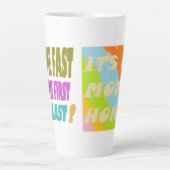 キスの高速化とファッションの高速化 カフェラテマグ (正面)