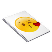 キスのemojiのステッカーを吹いて下さい ノートブック (右側)