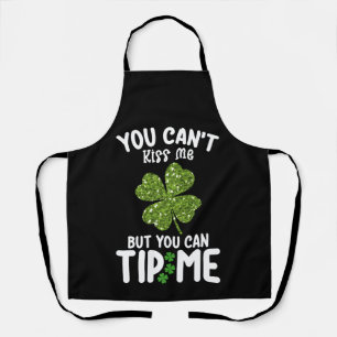 キスはできませんがチップを払うことはできます St Patrick's エプロン