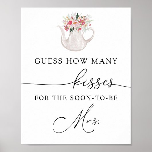 キスはどれくらい soon to be Mrs. サインに ポスター (正面)