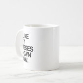 キスは下唇でしてね -.png コーヒーマグカップ (正面左)