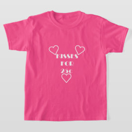 キスは25セント - ガールズベーシックTシャツ Tシャツ