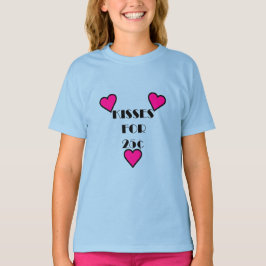 キスは25セント - ガールズベーシックTシャツ Tシャツ