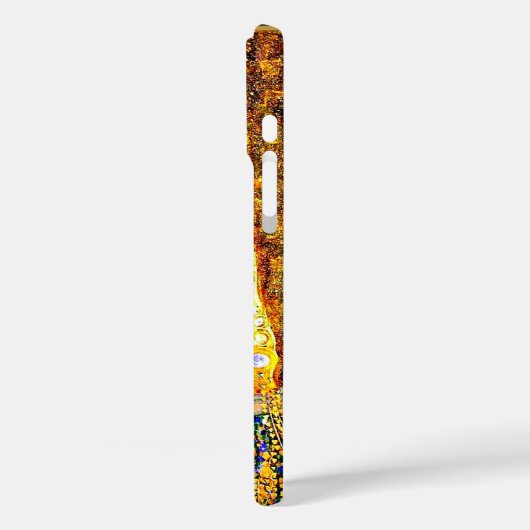 キスは、グスタフ絵画クリムトによって有名 Case-Mate iPhoneケース (裏面 / 左)