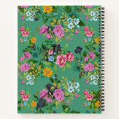 キスより良い調理師おもしろいフローラレシピ本 ノートブック (裏面)