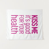 「キスよ、お前の健康に良い」 タペストリー (正面(横))