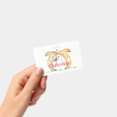 キスをするうさぎカップル サンダーカーヴ バッジ (手持ち)