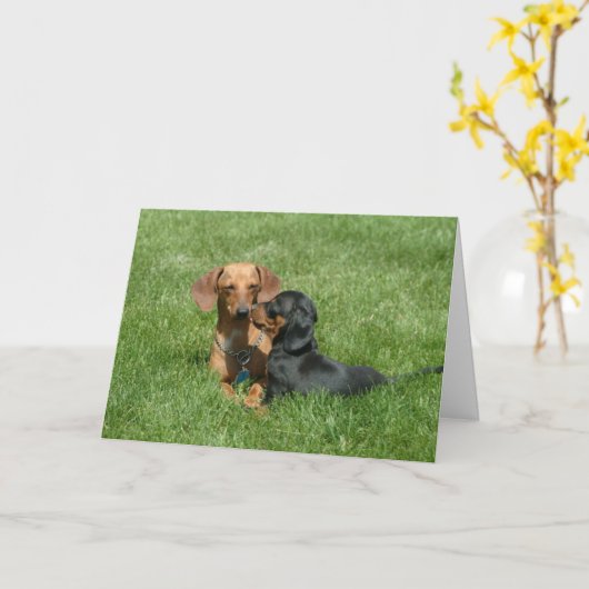 キスをするなお母さん カード (黄色い花)