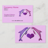 キスをするなイルカの名刺 名刺 (正面/裏面)
