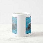 キスをするなイルカ コーヒーマグカップ (中央)