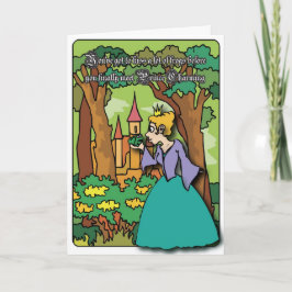 キスをするなカエル-曲がった挨拶を得て下さい カード