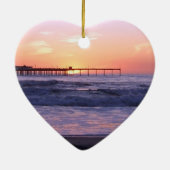 キスをするなカップルのドア・ハンガー セラミックオーナメント (裏面)