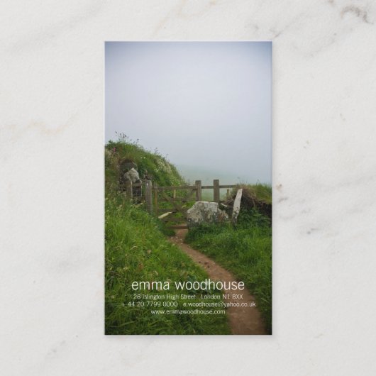 キスをするなゲート 名刺 (正面)