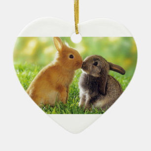キスをするなバニー セラミックオーナメント