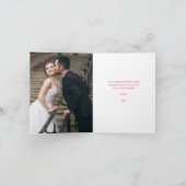 キスをするなラマのバレンタインデーカード シーズンカード (内部)