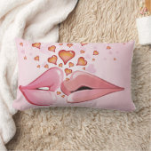 キスをするな唇 ランバークッション (ブランケット)