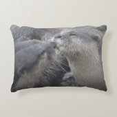 キスをするな川カワウソ アクセントクッション (正面)