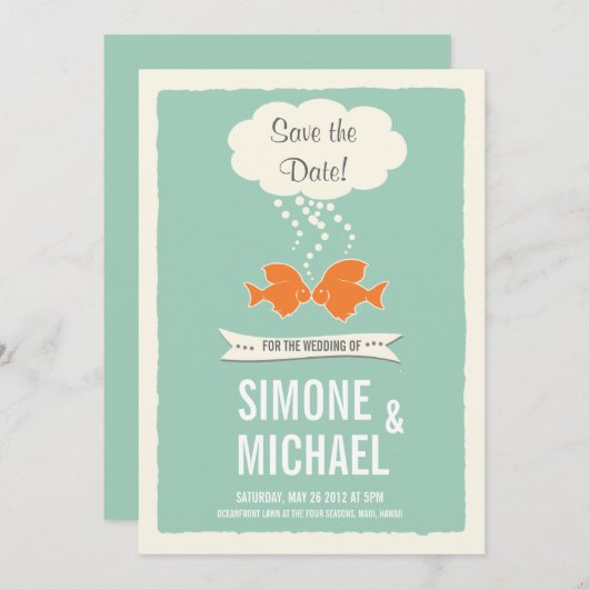 キスをするな魚が付いている日付を救って下さい セーブザデート (正面/裏面)