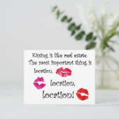 キスをするは実在財の引用文 ポストカード (スタンド正面)