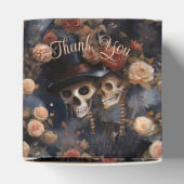 キスをするスカルロマンチックな骨格ゴシッ結婚クの フェイバーボックス (上部)