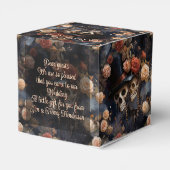 キスをするスカルロマンチックな骨格ゴシッ結婚クの フェイバーボックス (裏面サイド)