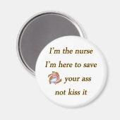 キスをするナース マグネット (正面/裏面)