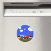 キスをするハート下トラクター マグネット (インサイチュ (食洗機))