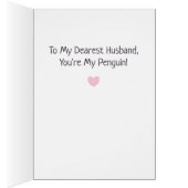 キスをするペンギンおもしろいよ私のペンギンの夫よ (内側 (右))