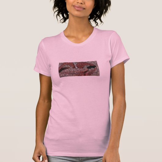 キスをする唇(L Word) Tシャツ (正面)