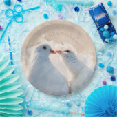 キスをする愛は空中にある ペーパープレート (パーティー)