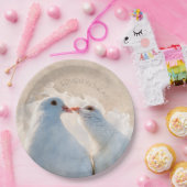 キスをする愛は空中にある ペーパープレート (パーティー)