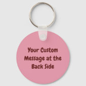 キスをする漫画効果音キーチェーン キーホルダー (裏面)