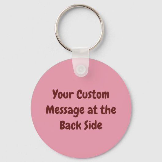 キスをする漫画効果音キーチェーン キーホルダー (裏面)