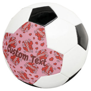 キスをする漫画効果音パターン サッカーボール