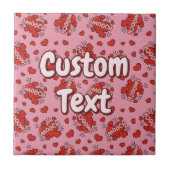 キスをする漫画効果音パターン タイル (正面)