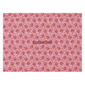 キスをする漫画効果音パターン テーブルクロス (正面(横))