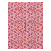 キスをする漫画効果音パターン テーブルクロス (正面)