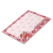 キスをする漫画効果音パターン ノートパッド (アングル)