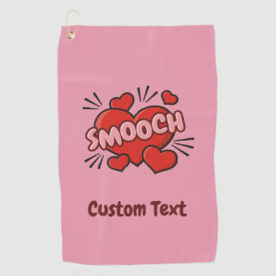 キスをする漫画効果音 ゴルフタオル