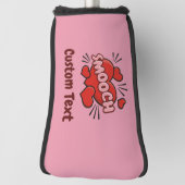 キスをする漫画効果音 ゴルフヘッドカバー (回転90)