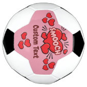 キスをする漫画効果音 サッカーボール (回転)