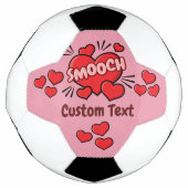 キスをする漫画効果音 サッカーボール (正面)