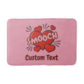 キスをする漫画効果音 バスマット (正面)