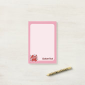 キスをする漫画効果音 ポストイット (デスク上)