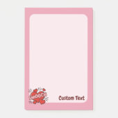 キスをする漫画効果音 ポストイット (正面)