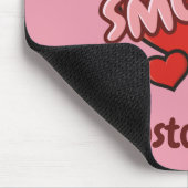 キスをする漫画効果音 マウスパッド (コーナー)