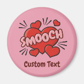 キスをする漫画効果音 マグネット (正面)