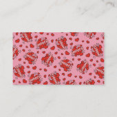 キスをする漫画効果音 名刺 (裏面)