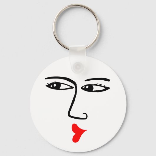 キスをする キーホルダー (正面)